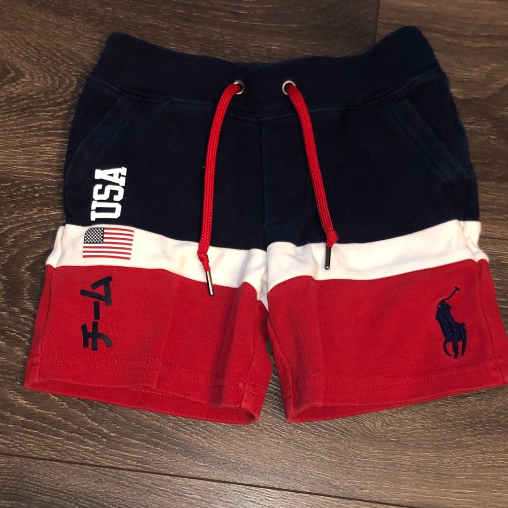 Ralph Lauren Navy Team USA Shorts